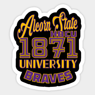 Alcorn State 1871 University Sticker